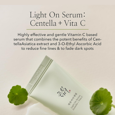 Beauty of Joseon Light On Centella + Vit C Serum 30ml | Korean Brightening Serum