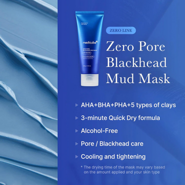 Zero Pore Blackhead Mud Mask 100g | Korean Clay Mask for Pore Cleansing India
