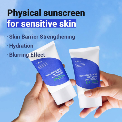 Isntree Hyaluronic Acid Natural Sun Cream SPF50 | Korean India