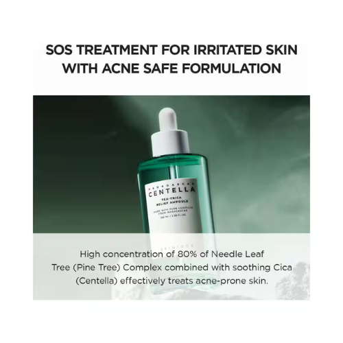 Centella Tea-Trica Relief Ampoule 100ml | Acne Soothing Serum India