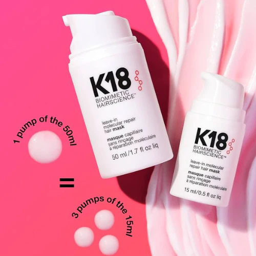 K18 Leave-in Molecular Repair Hair Mask 50ml | Professional Hair Treatment India