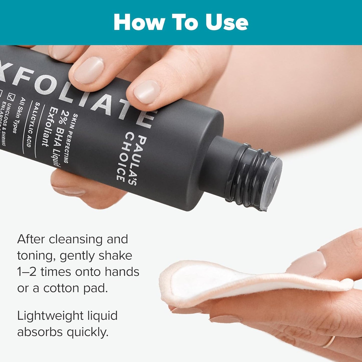 Paula’s Choice Perfecting 2% BHA Liquid Exfoliant – 118ml | Salicylic Acid for Blackheads & Pores