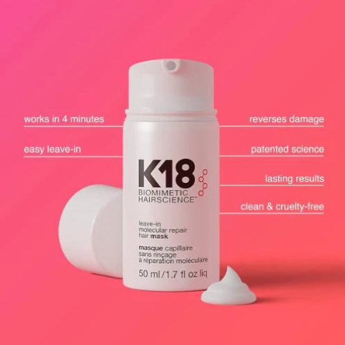 K18 Leave-in Molecular Repair Hair Mask 50ml | Professional Hair Treatment India