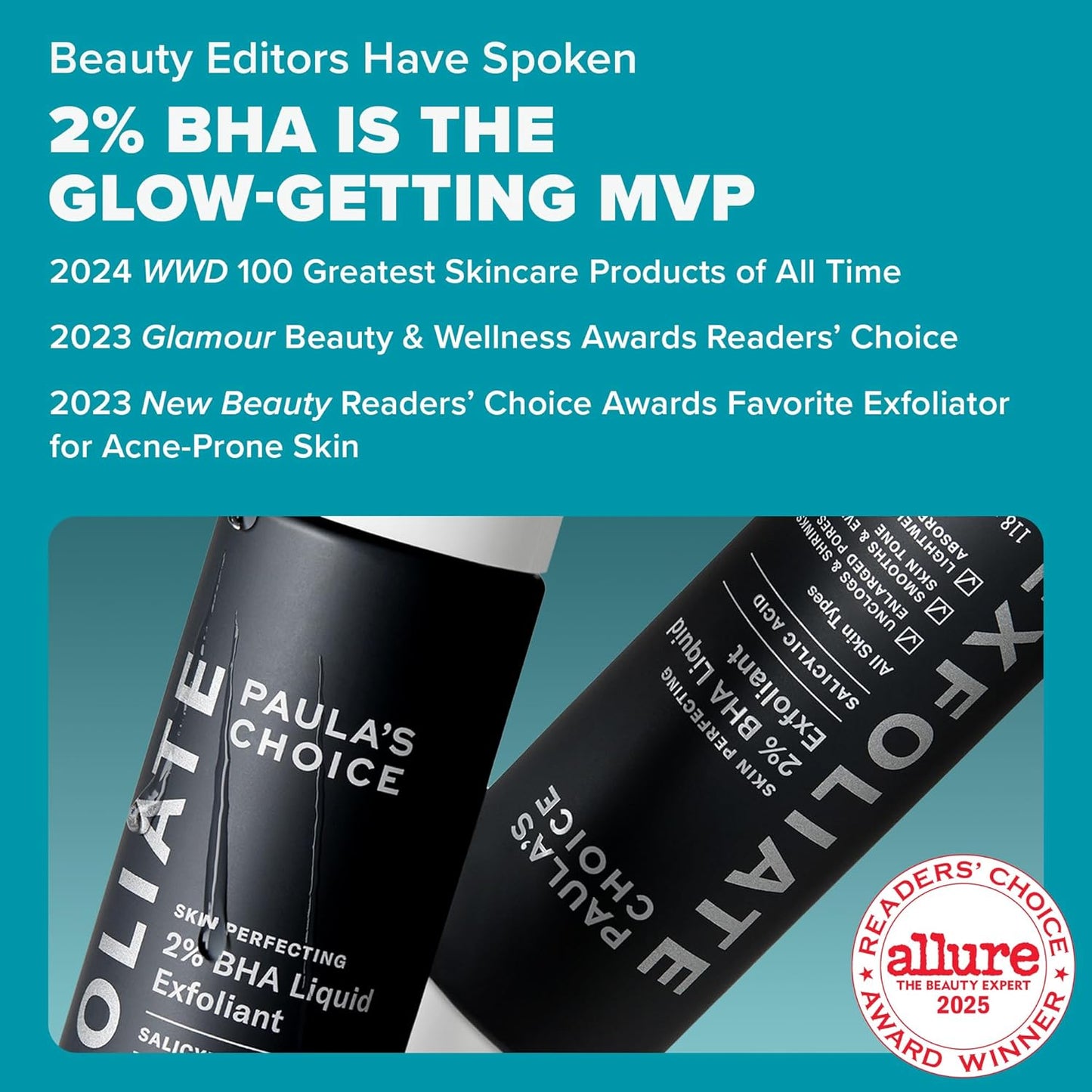 Paula’s Choice Perfecting 2% BHA Liquid Exfoliant – 118ml | Salicylic Acid for Blackheads & Pores