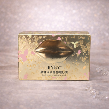 BYBY Black Sugar Smoothie Lip Scrub | Gentle Exfoliating Lip Care | Soft & Smooth Lips