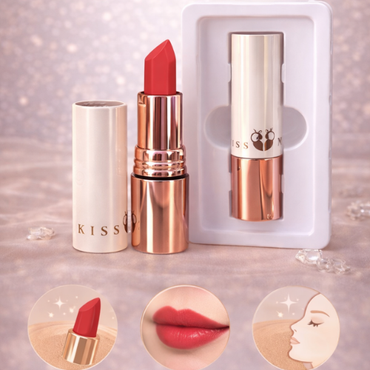 KISS FOX Creamy Matte Lipstick | Long-Lasting Smooth Finish | Rich Pigment & Comfortable Wear