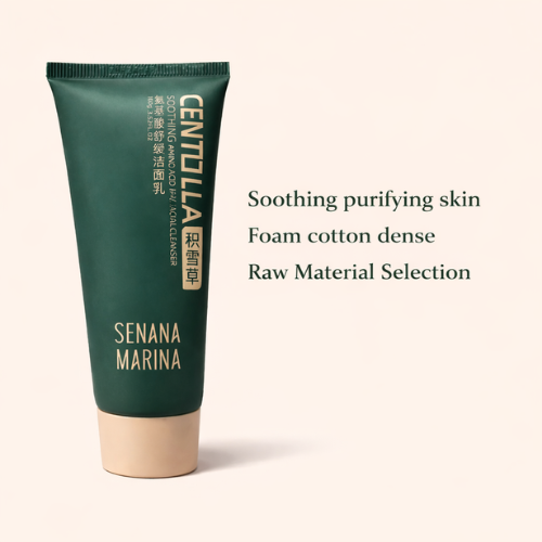 Senana Marina Centella Facial Cleanser | Soothing & Hydrating Face Wash | Gentle Cleanser for Sensitive Skin