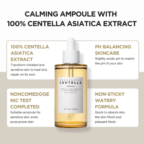 SKIN1004 Madagascar Centella Ampoule 100ml | Soothing Korean Serum