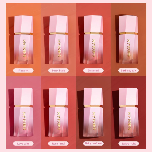 Sheglam Color Bloom Liquid Blush Swipe Right - Coral Peach & Dewy Finish