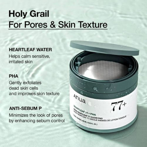 Anua Heartleaf 77+ Toner Pad 70 Pads | Korean Soothing Toner Pads for Sensitive Skin