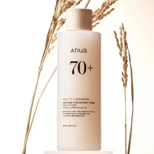 Anua Rice 70 Glow Milky Toner | Korean Brightening Toner with Rice Extract