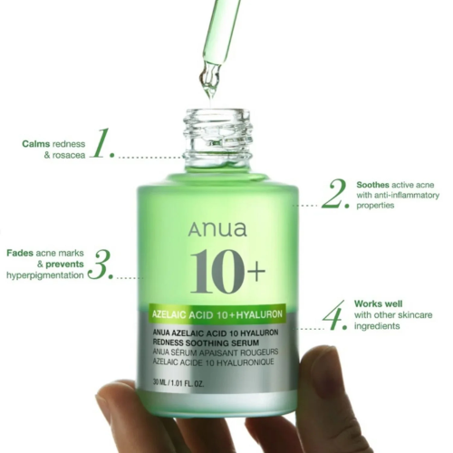 Anua Azelaic Acid 10+ Hyaluronic Redness Soothing Serum (30 ml)