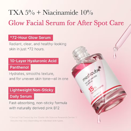 Medicube TXA Niacinamide 15% Glow Facial Serum 30ml | Korean Brightening Serum India