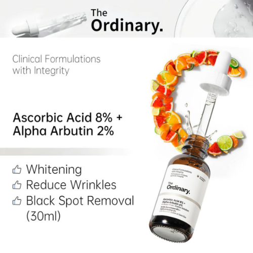 The Ordinary Vitamin C Ascorbic Acid 8% + Alpha Arbutin 2% (30 ml)