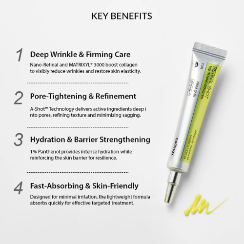 Celimax Retinal Shot Booster – Tightening & Vita‑A Complex (15ml)