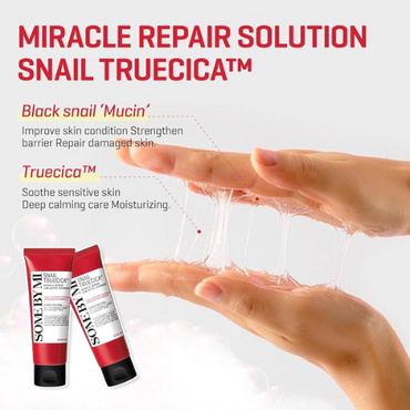 SOME BY MI Snail Truecica Miracle Repair Low pH Face Gel Cleanser 100ml - Gentle Korean Skincare
