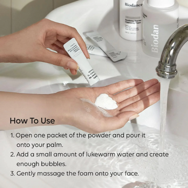 Biodance Hydro Ceramide Cleansing Powder 1g - Gentle Korean Powder Cleanser