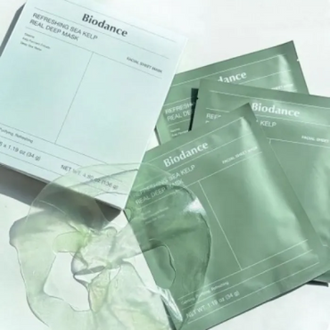 Biodance Refreshing Sea Kelp Real Deep Mask (4 Sheets) - Hydrating Korean Sheet Masks