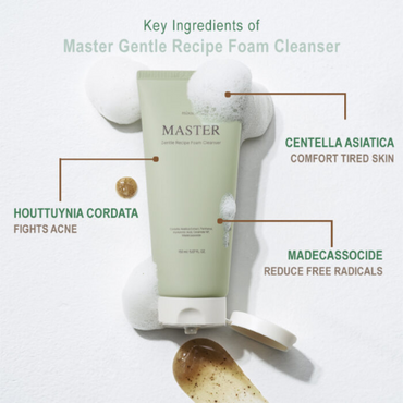 Mixsoon Master Gentle Recipe Foam Cleanser 150ml - Korean Ultra-Gentle Cleanser