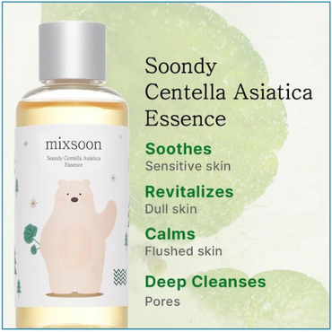 Mixsoon Soondy Centella Asiatica Essence 50ml - Korean Concentrated Soothing Essence