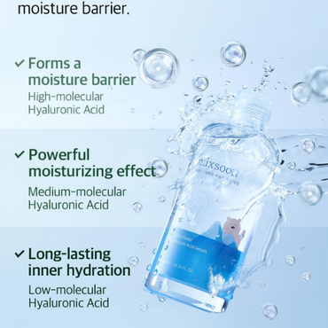Mixsoon Glacier Water Hyaluronic Acid Serum 300ml - Korean Hydrating Facial Spray