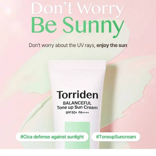 Torriden Balanceful Cica Tone up Sun Cream SPF50+ PA++++ (60 ml)