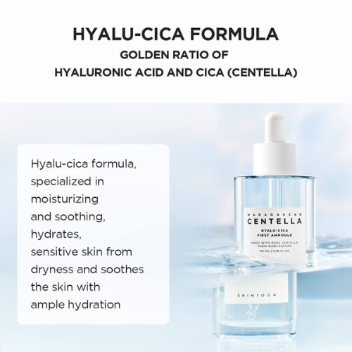 Centella Hyalu-Cica First Ampoule 100ml | Korean Soothing Hydrating Serum India