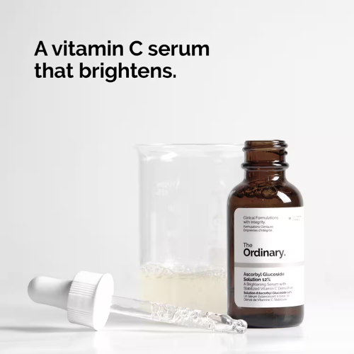 The Ordinary Ascorbyl Glucoside Solution 12% 30ml | Vitamin C Serum for Sensitive Skin India