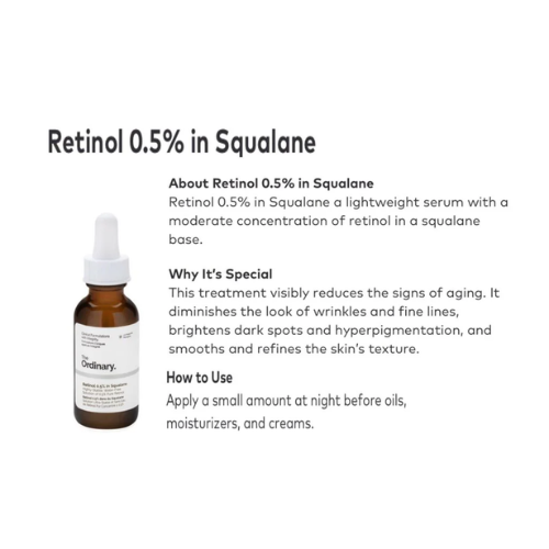 The Ordinary Retinol 0.5% in Squalane (30 ml)