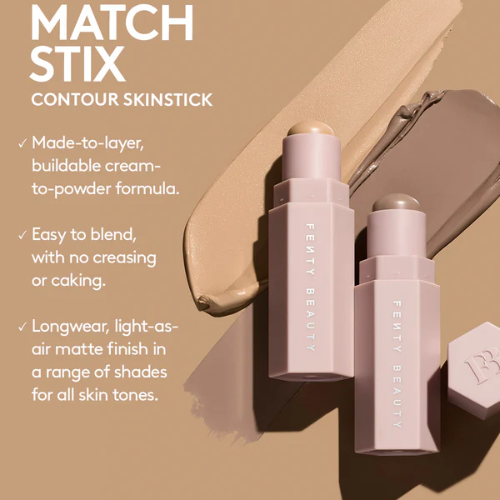 Fenty Beauty Match Stix Matte Contour Skinstick Amber - Cream Contour Stick