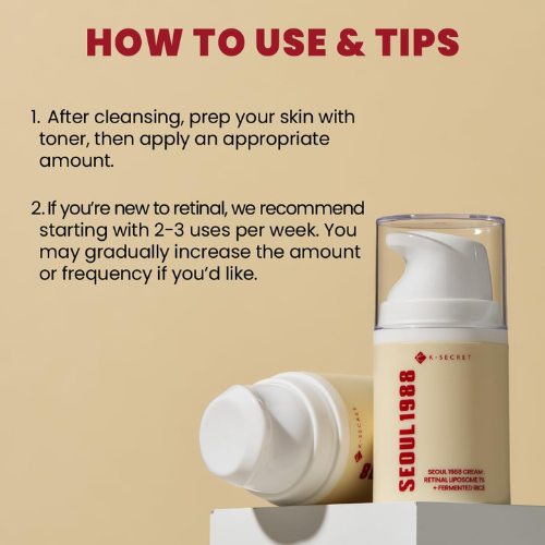 K-SECRET SEOUL 1988 Retinal Liposome 1% + Fermented Rice (50 ml)