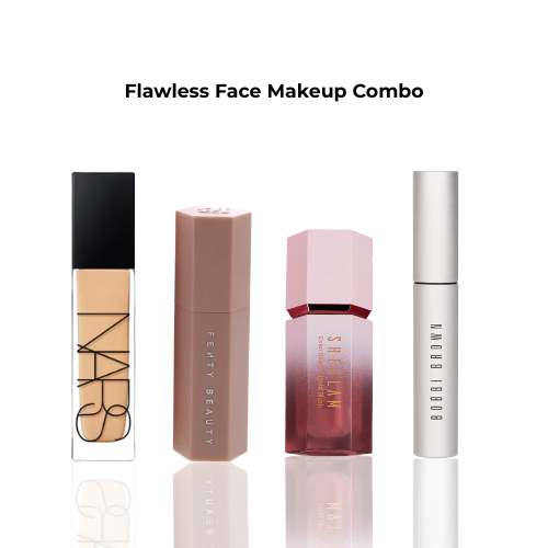 Flawless Face Makeup Combo | Foundation, Blush & Glow