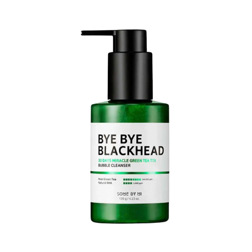 Some By Mi Bye Bye Blackhead 30 Days Miracle Green Tea Tox Bubble Cleanser – 120 g