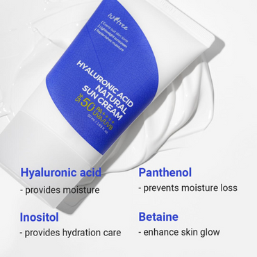 Isntree Hyaluronic Acid Natural Sun Cream SPF50 | Korean India