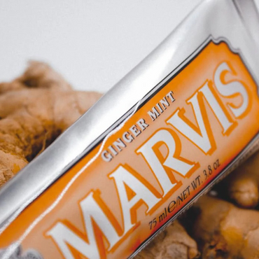 Marvis Ginger Mint Toothpaste – 75ml / 3.8 oz | Zesty Ginger & Cool Mint