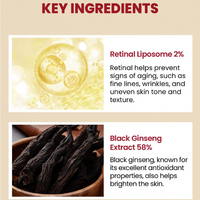 SEOUL 1988 Retinal Liposome 2% Black Ginseng Serum | Korean India