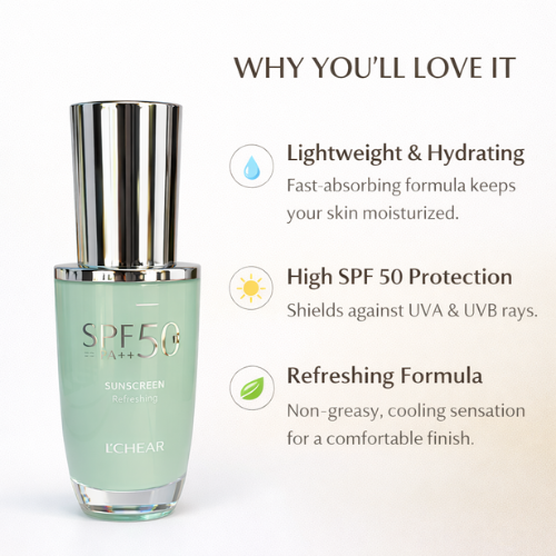 LCHEAR Sunscreen SPF 50+ PA++++ | Broad Spectrum Protection
