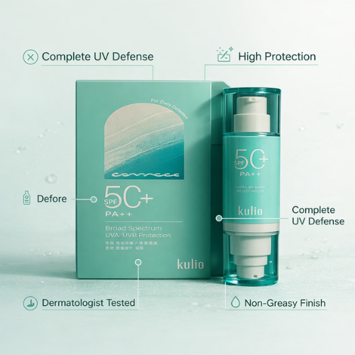 Kulio Sunscreen Foundation SPF 50+ PA++ | Daily UV Protection