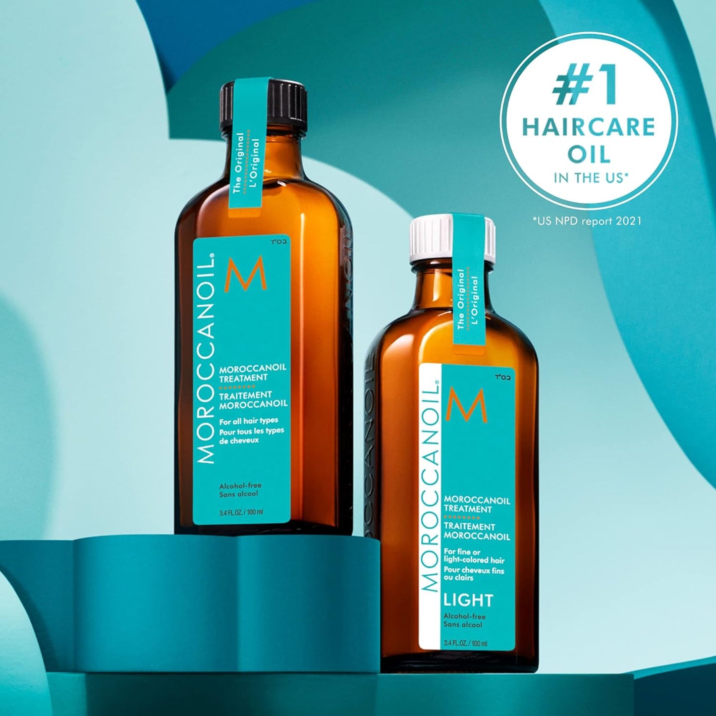 Moroccanoil Treatment – Blue Cylinder Kit | Nourishing Hair Oil with Argan Oil