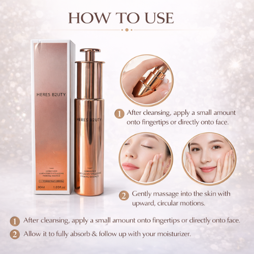 HERE B2UTY Cordyceps Revitalizing Anti-Wrinkle Firming Essence | Skin Lifting & Hydrating Face Serum