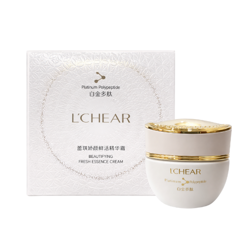 L’CHEAR Platinum Polypeptide Beauty Essence Cream | Anti-Aging Moisturizer | Firming & Brightening Face Cream