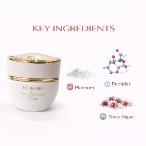 L’CHEAR Platinum Polypeptide Beauty Essence Cream | Anti-Aging Moisturizer | Firming & Brightening Face Cream