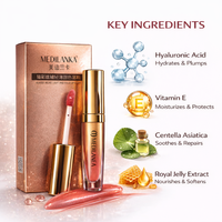 MEDILANKA Lip Glaze | High-Shine Long-Lasting Lip Gloss | Lightweight & Non-Sticky Finish