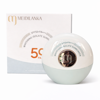 MEIDILANKA Whitening Isolate Sunscreen SPF 50+ PA+++ | Broad Spectrum UV Protection | Lightweight Daily Sun Cream