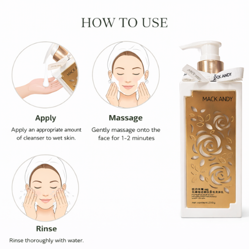 MACK ANDY Flower Realm Body Milk | Deep Moisturizing Body Lotion | Long-Lasting Hydration & Floral Fragrance