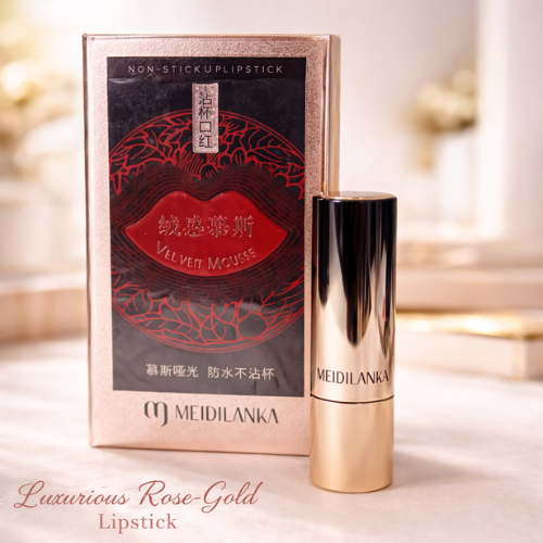 MEIDILANKA Non-Stick Cup Lipstick | Long-Lasting Matte Lip Color | Transfer-Proof & Smudge-Resistant