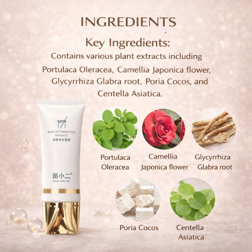 MIAO XIAO ER Amino Acid Clear Moisturizing Face Wash | Gentle Hydrating Cleanser | Skin Optimization Care