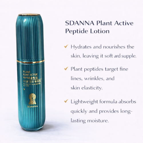 SDANNA Plant Active Peptide Luxury Skincare Gift Set | Anti-Aging & Firming Complete Face Care Kit
