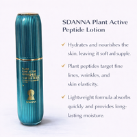 SDANNA Plant Active Peptide Luxury Skincare Gift Set | Anti-Aging & Firming Complete Face Care Kit