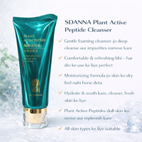 SDANNA Plant Active Peptide Luxury Skincare Gift Set | Anti-Aging & Firming Complete Face Care Kit